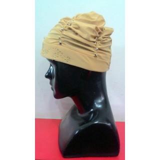 Designer bonnet cap-Cream